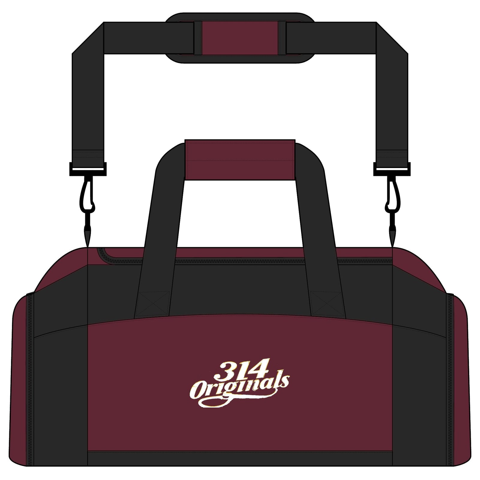314 Originals Gym Bag — Durable Sports Duffel for Travel & Workouts - 314 Originals