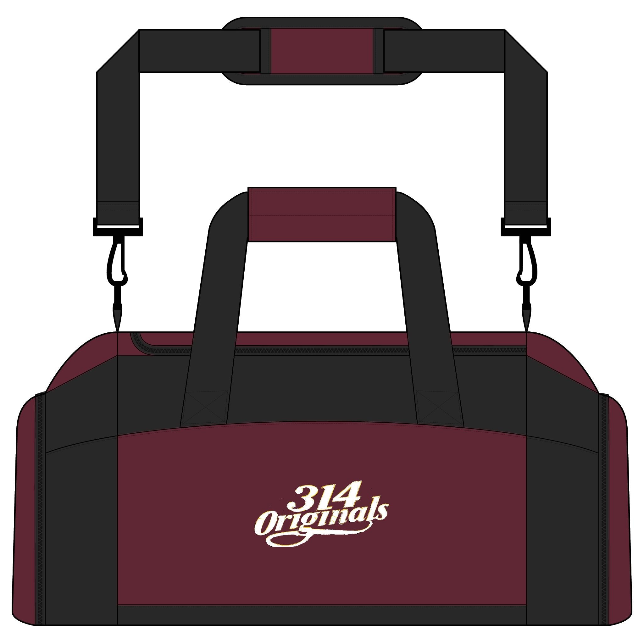314 Originals Gym Bag — Durable Sports Duffel for Travel & Workouts - 314 Originals