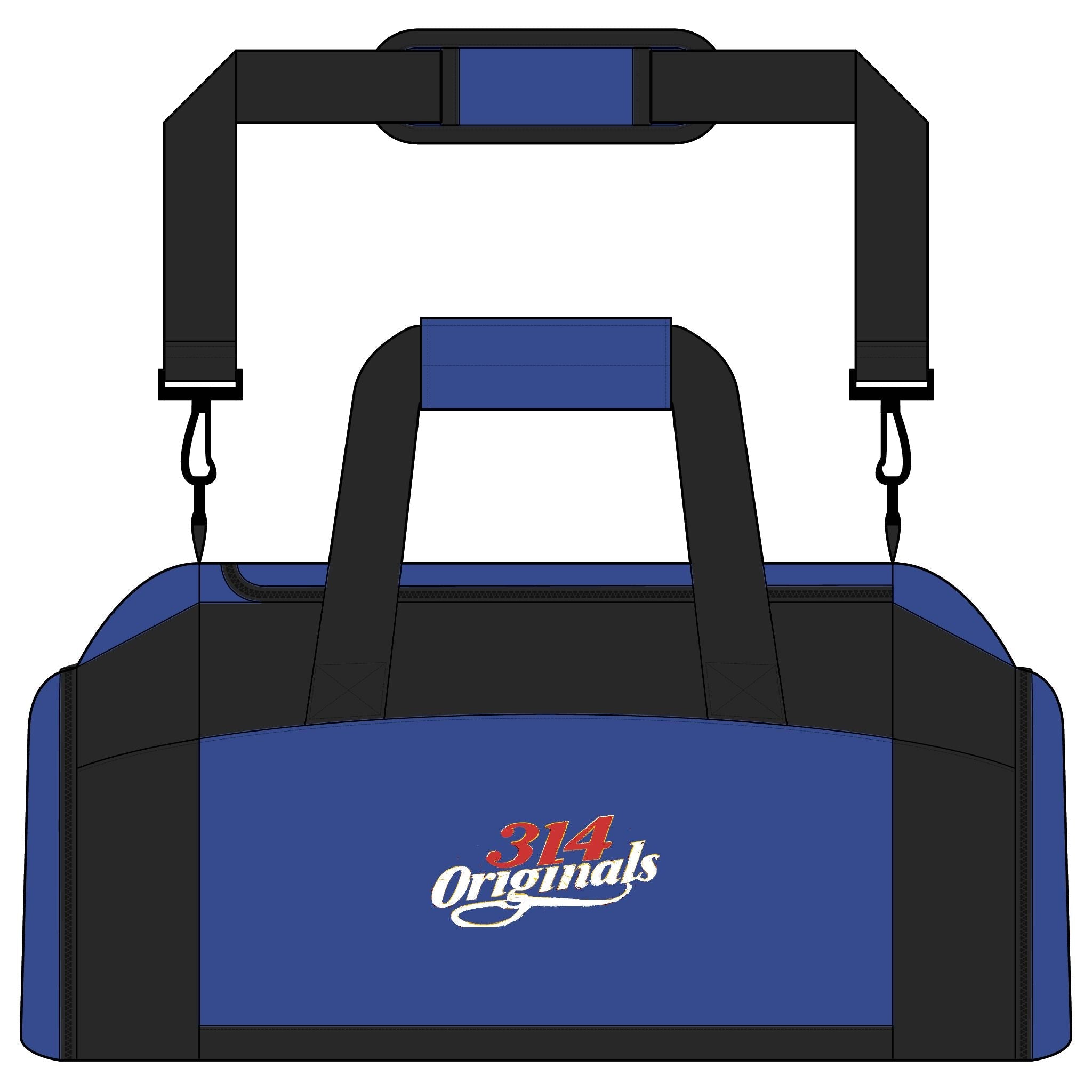 314 Originals Gym Bag — Retro Script Duffle for Athletes & Travel - 314 Originals