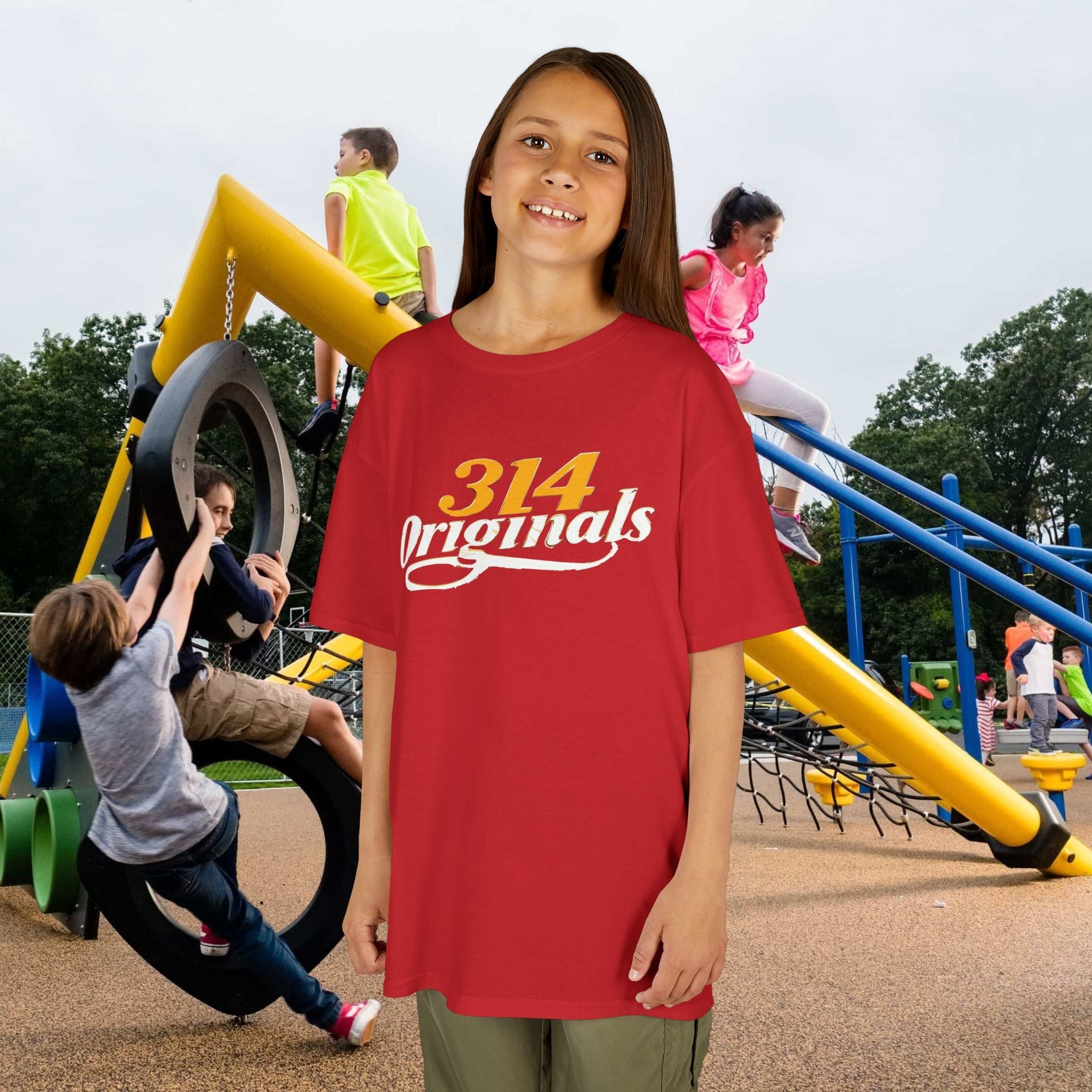 314 Originals Kids T-Shirt — Retro Script Youth Tee - 314 Originals