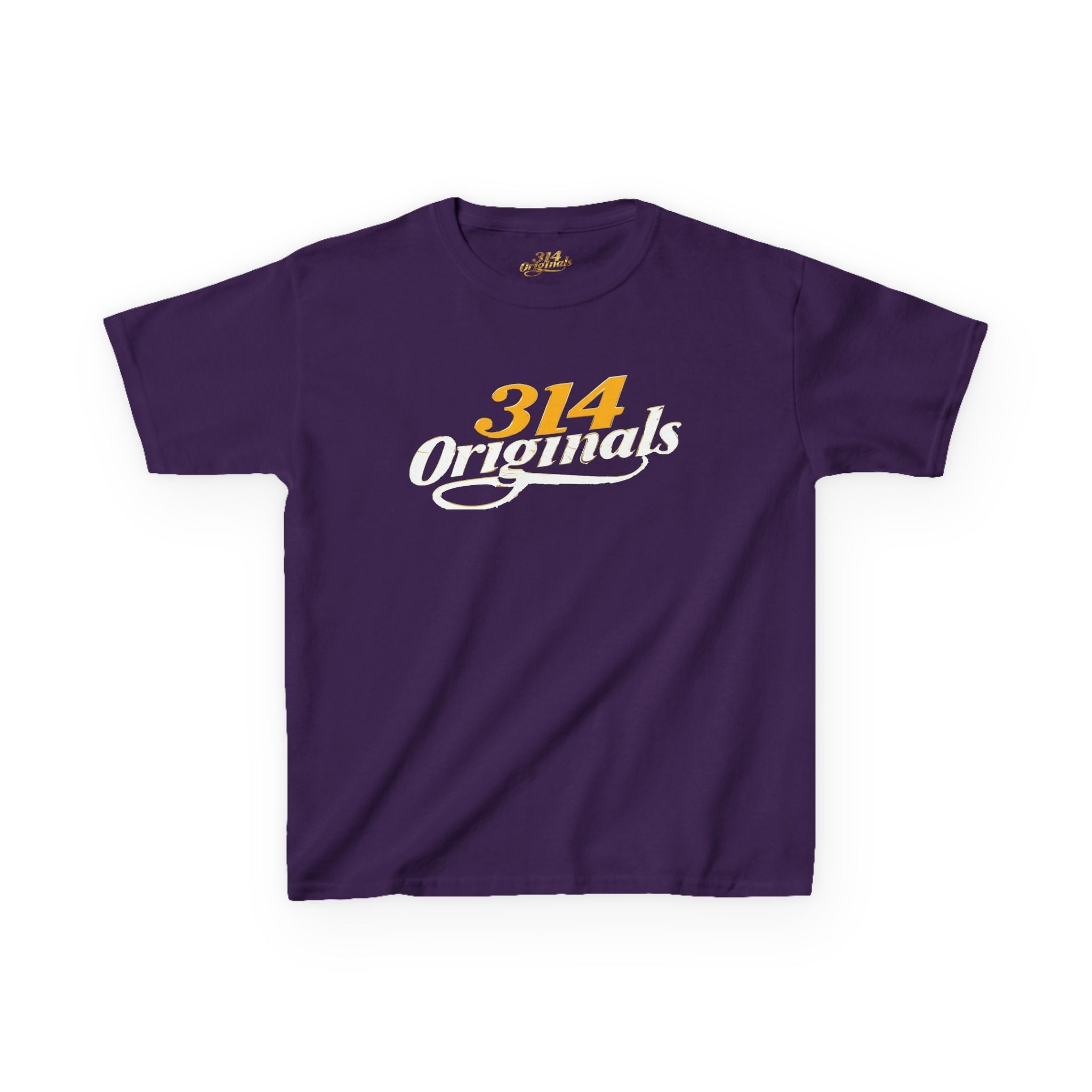 314 Originals Kids T-Shirt — Retro Script Youth Tee - 314 Originals