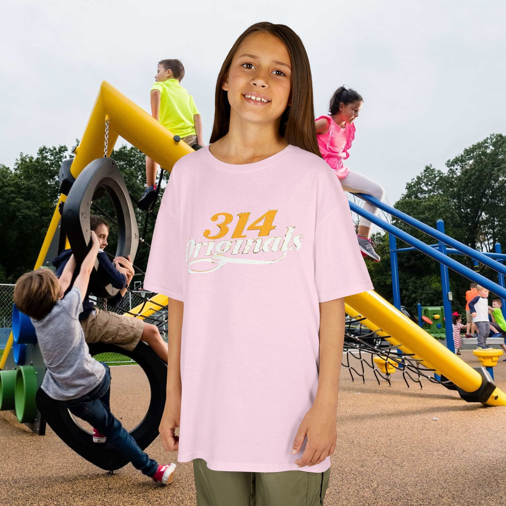 314 Originals Kids T-Shirt — Retro Script Youth Tee - 314 Originals
