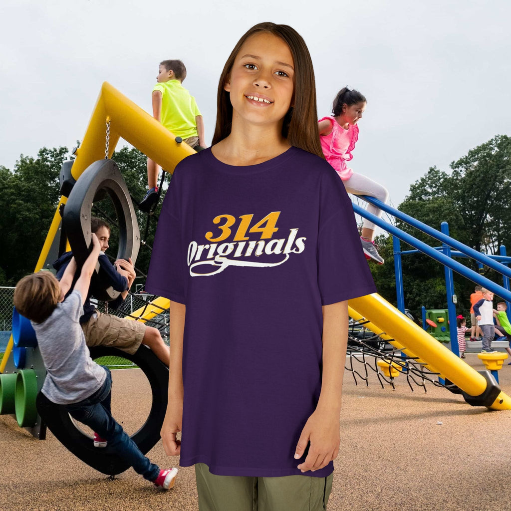 314 Originals Kids T-Shirt — Retro Script Youth Tee - 314 Originals
