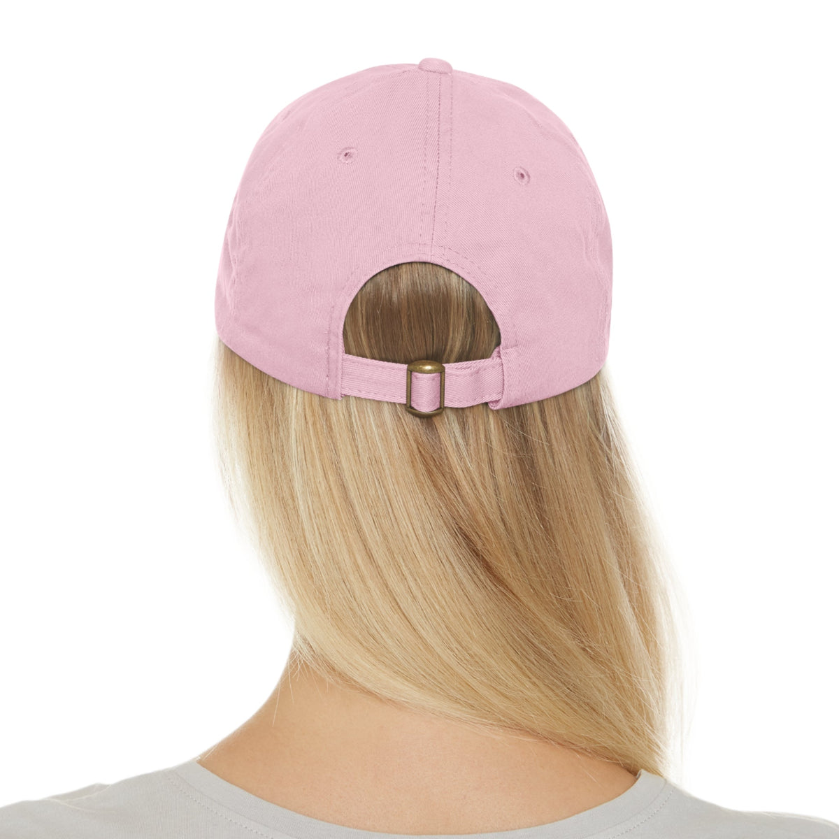 314 Originals Leather Patch Dad Hat — Retro Script Baseball Cap - 314 Originals