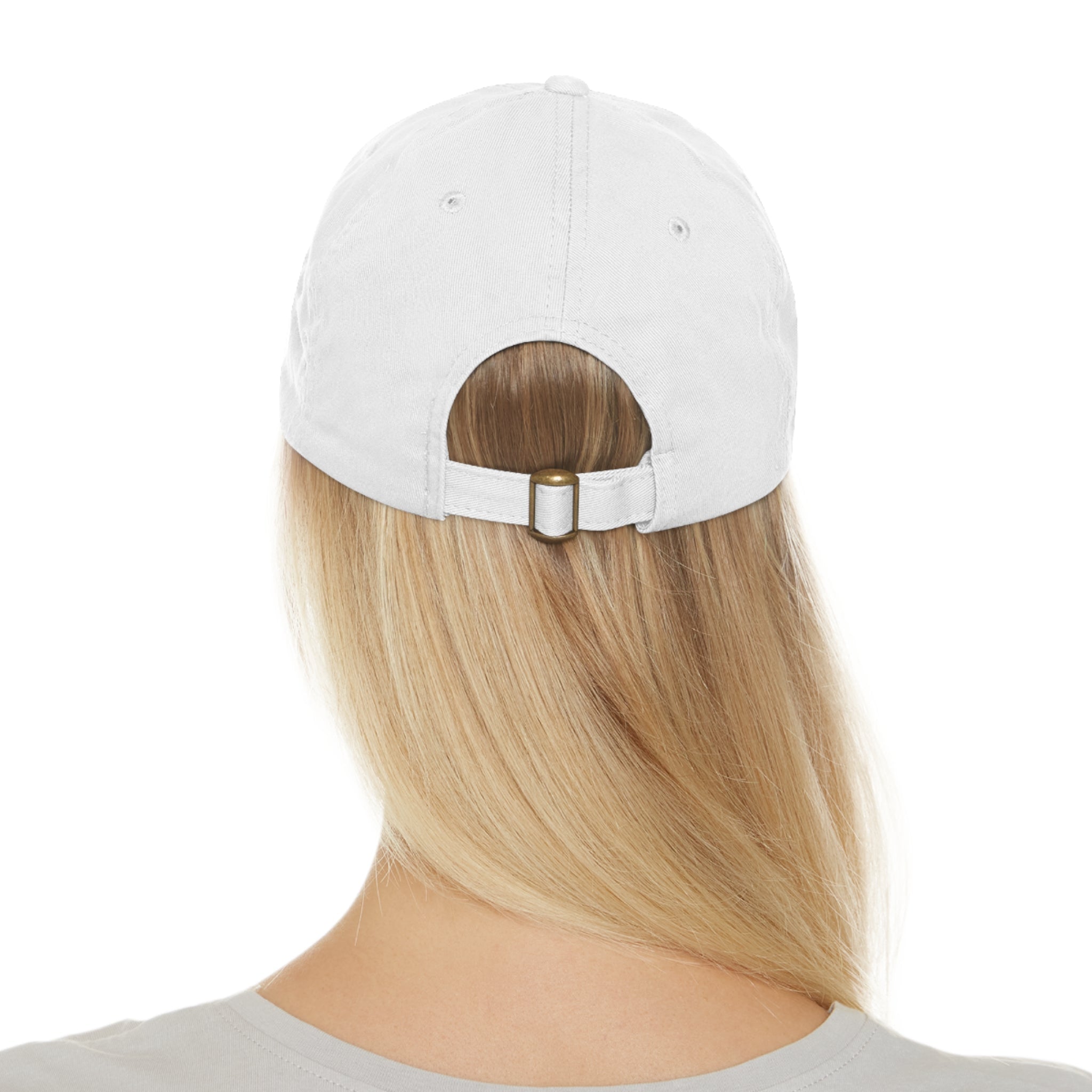 314 Originals Leather Patch Dad Hat — Retro Script Baseball Cap - 314 Originals