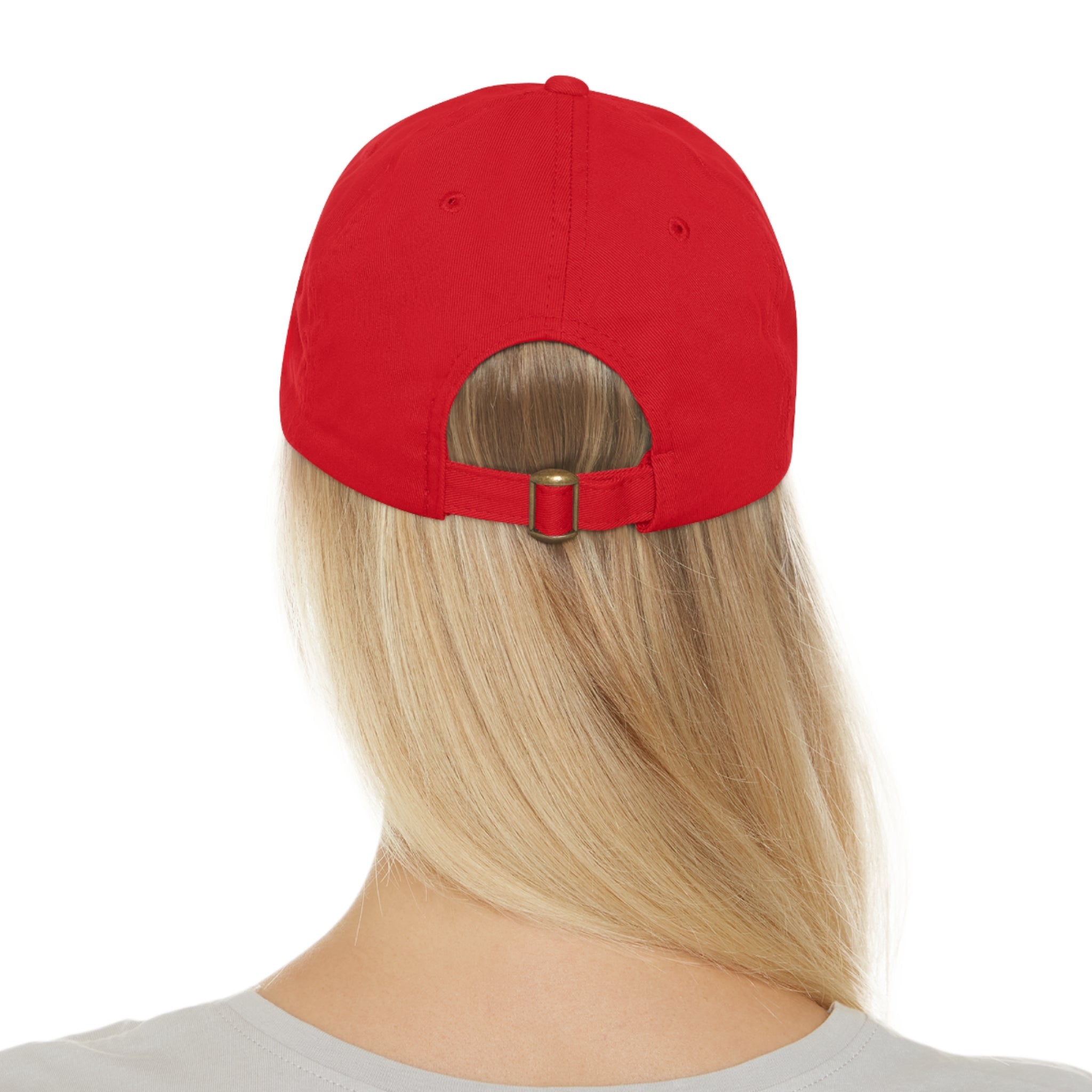 314 Originals Leather Patch Dad Hat — Retro Script Baseball Cap - 314 Originals