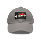 314 Originals Leather Patch Dad Hat — Vintage Baseball Cap - 314 Originals