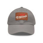 314 Originals Leather Patch Dad Hat — Vintage Baseball Cap - 314 Originals