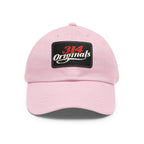 314 Originals Leather Patch Dad Hat — Vintage Baseball Cap - 314 Originals