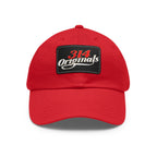 314 Originals Leather Patch Dad Hat — Vintage Baseball Cap - 314 Originals