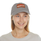 314 Originals Leather Patch Dad Hat — Vintage Baseball Cap - 314 Originals