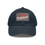 314 Originals Leather Patch Dad Hat — Vintage Baseball Cap - 314 Originals