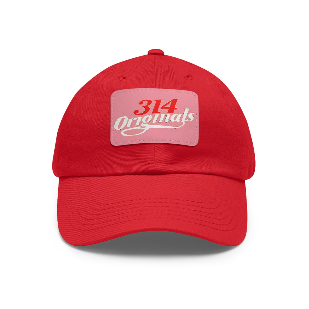 314 Originals Leather Patch Dad Hat — Vintage Baseball Cap - 314 Originals