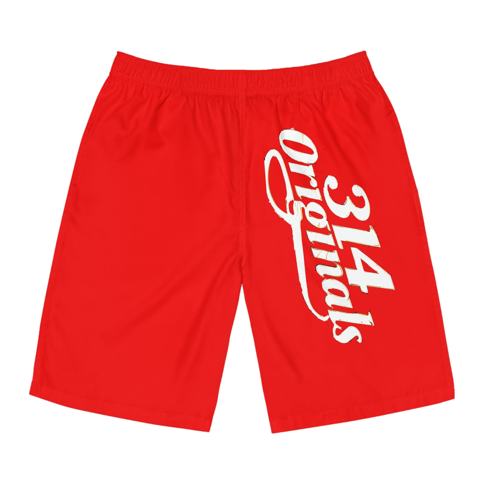 "314 Originals" Red Surf Trunks - 314 Originals