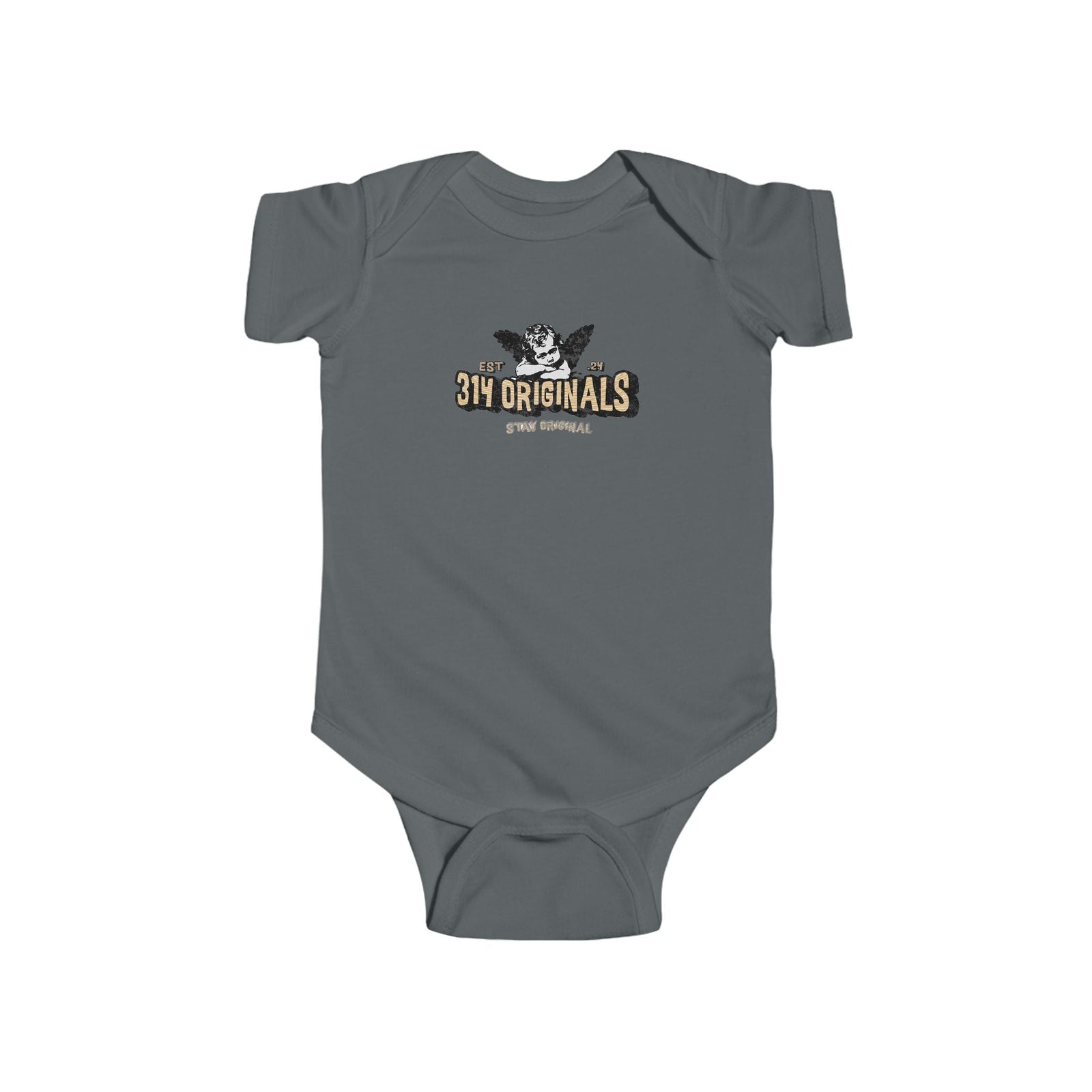 314 Originals Retro Logo Baby Onesie - 314 Originals