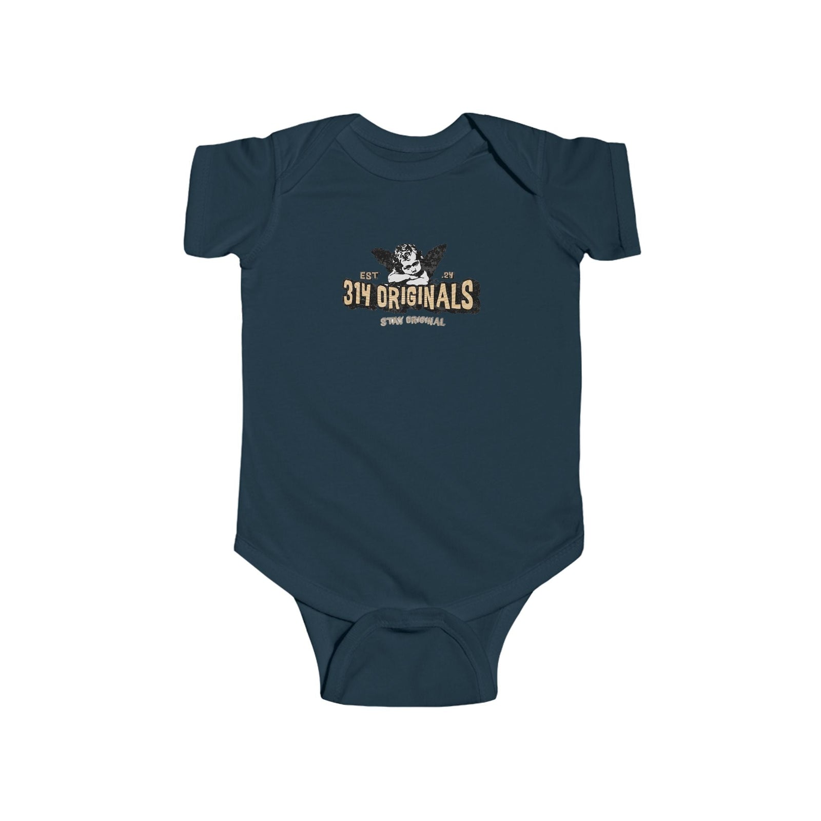 314 Originals Retro Logo Baby Onesie - 314 Originals