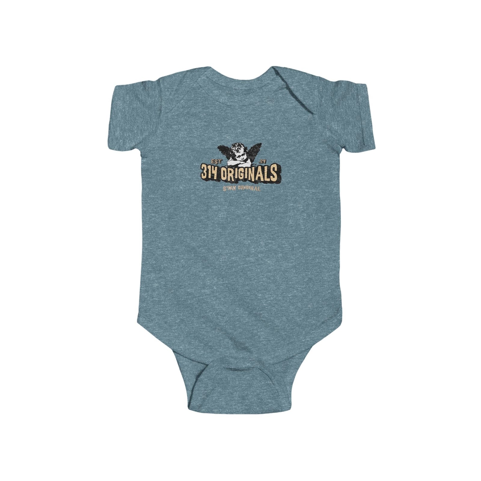 314 Originals Retro Logo Baby Onesie - 314 Originals