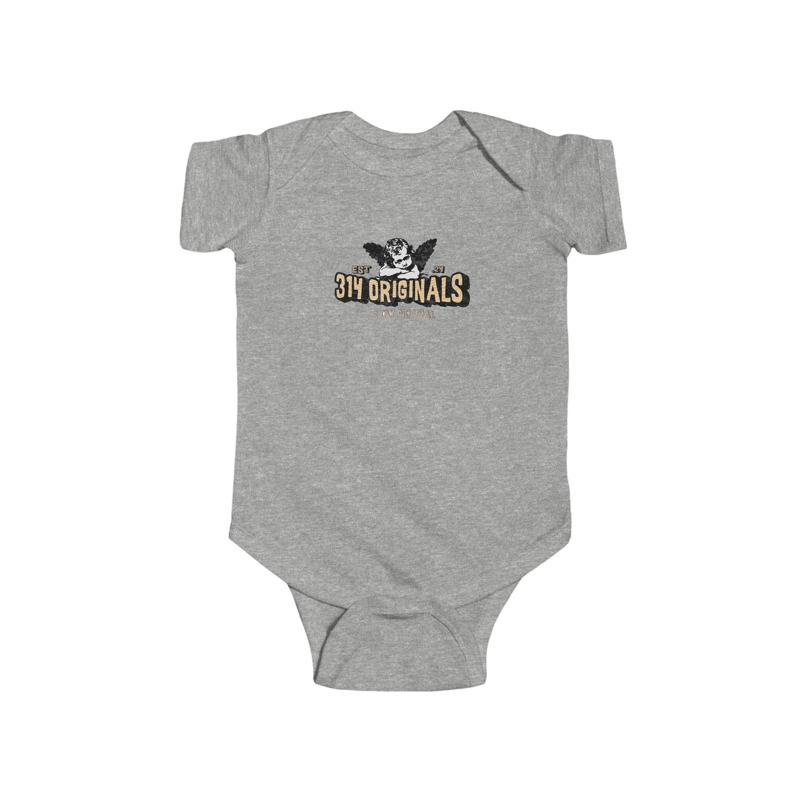 314 Originals Retro Logo Baby Onesie - 314 Originals