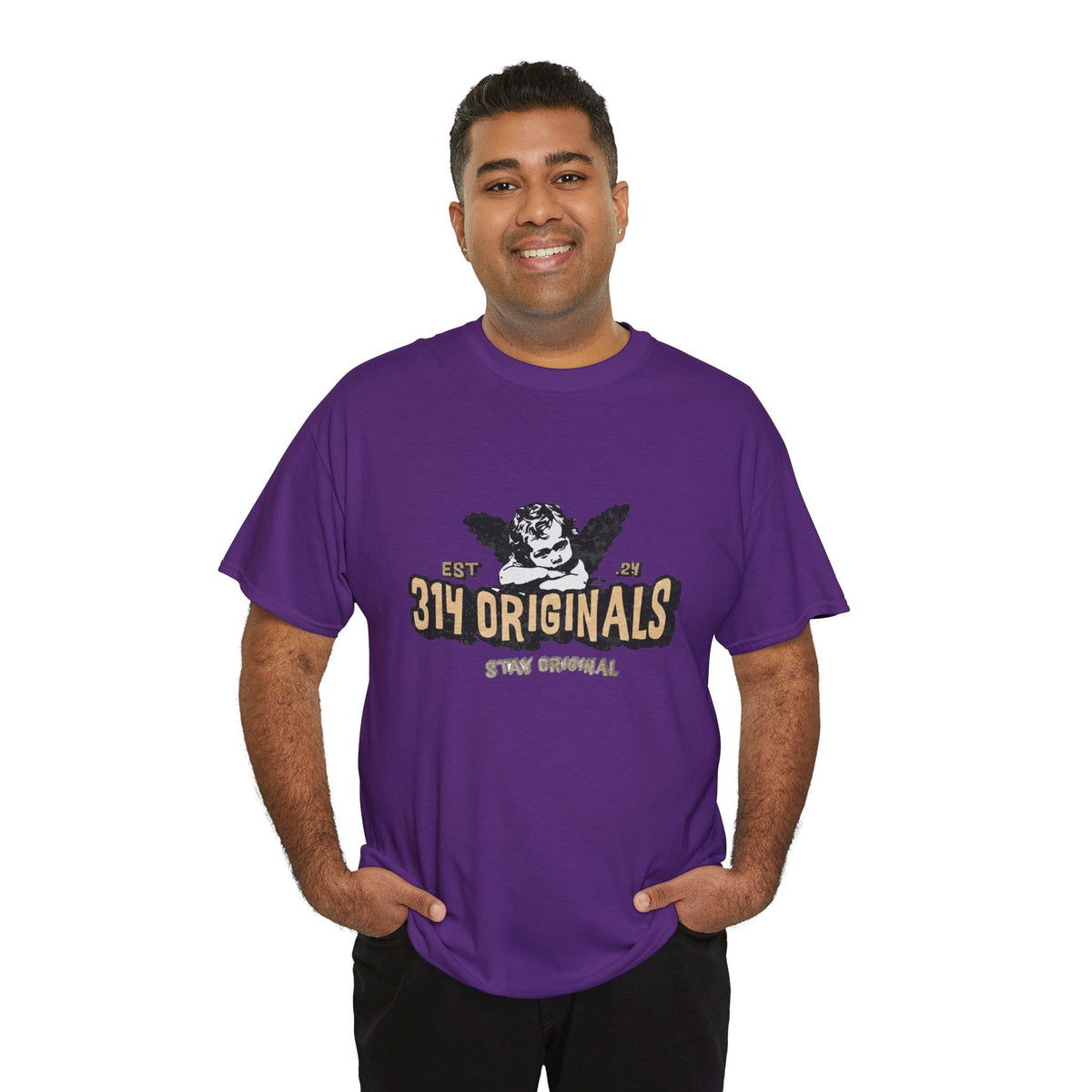 314 Originals Vintage Cherub - Men's Graphic Tee - 314 Originals