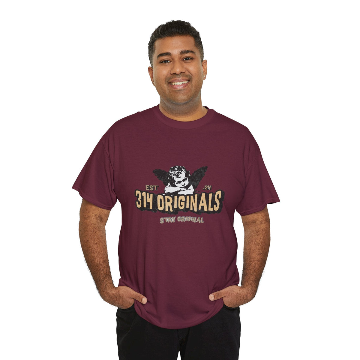 314 Originals Vintage Cherub - Men's Graphic Tee - 314 Originals