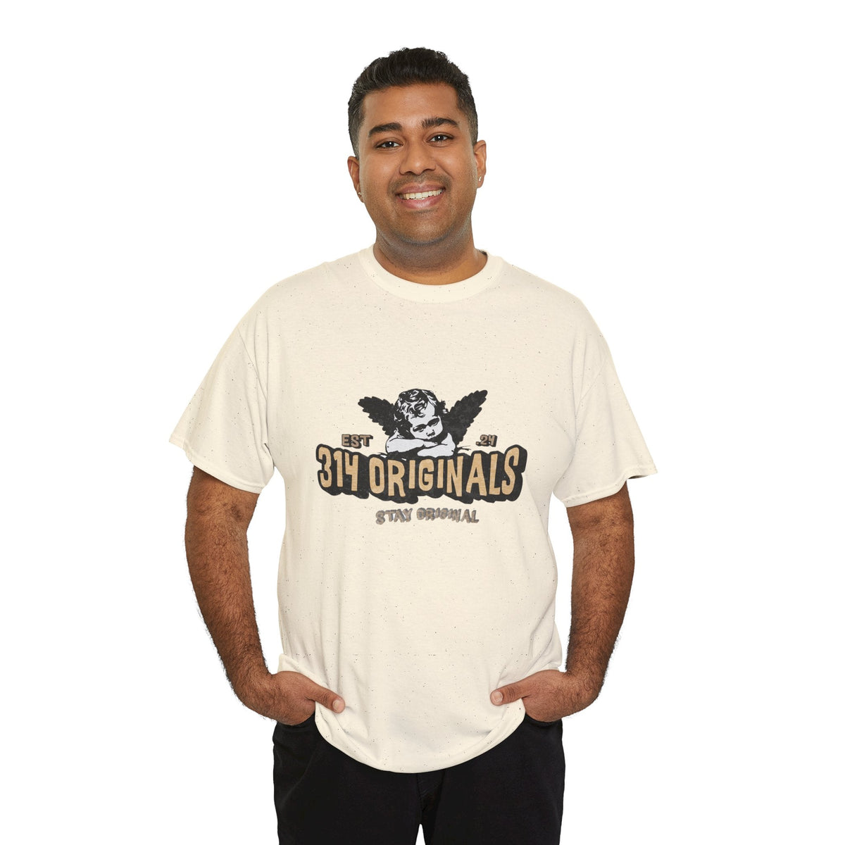 314 Originals Vintage Cherub - Men's Graphic Tee - 314 Originals