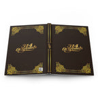 '314 Originals' Vintage Gold Embossed Hardcover Journal - 314 Originals