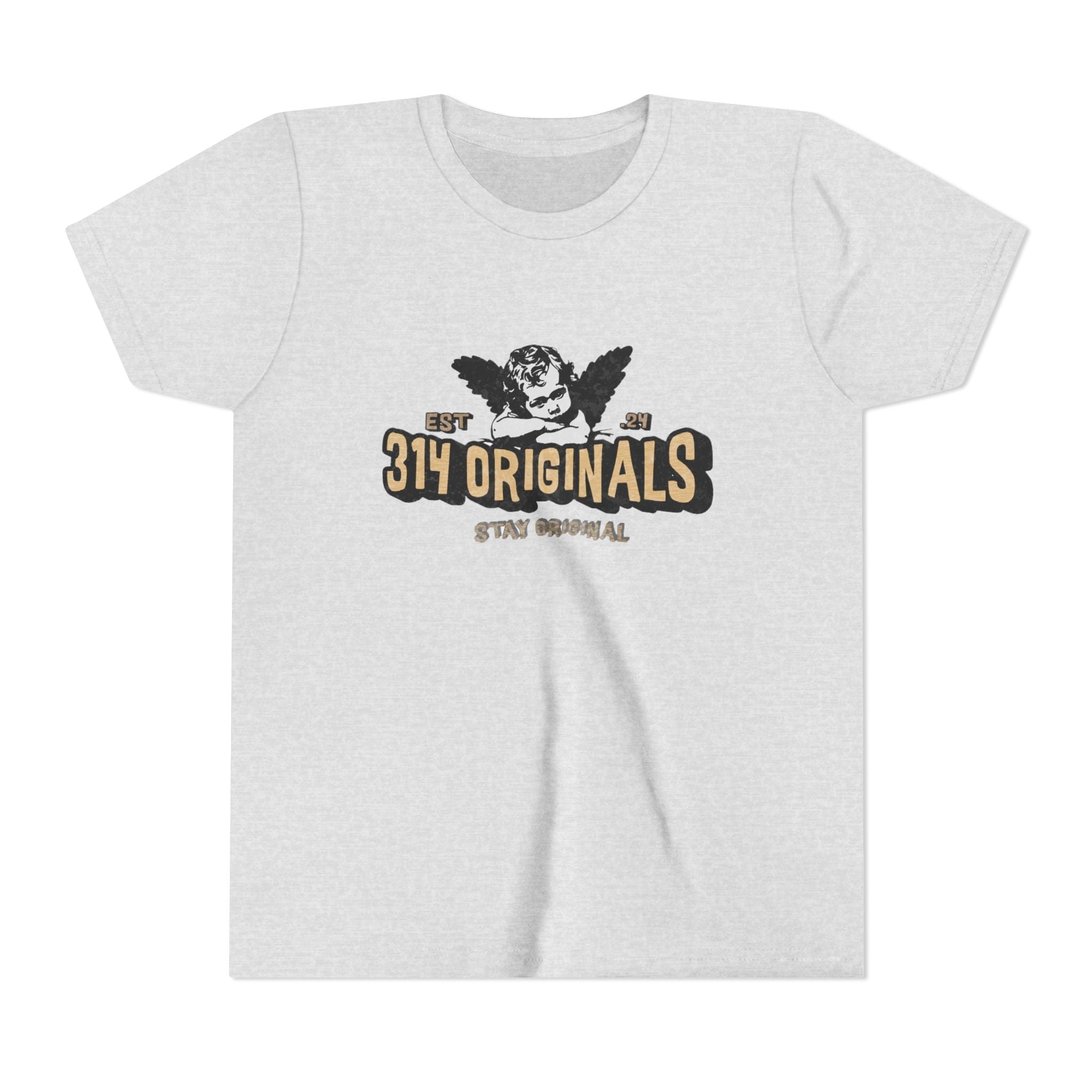 314 Originals Youth Tee - Vintage Cherub Graphic Kids T-Shirt - 314 Originals