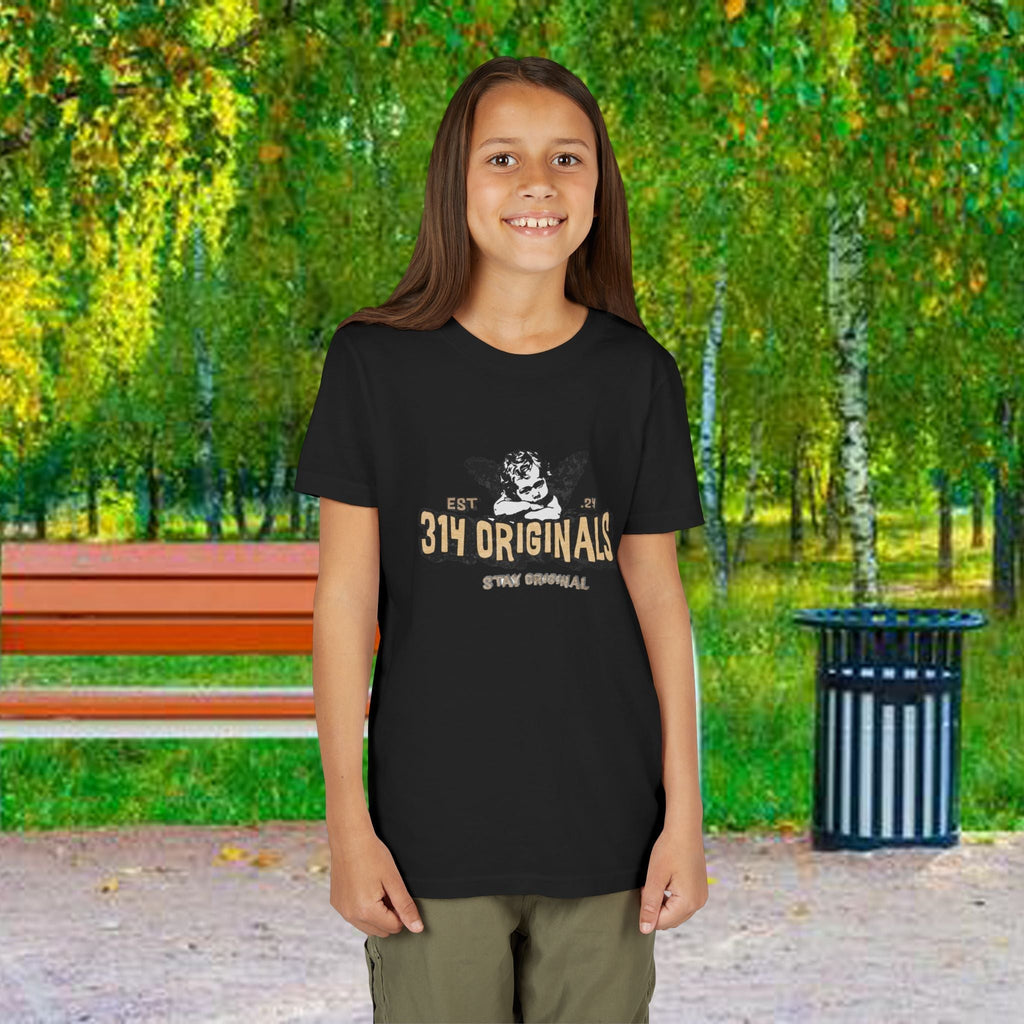 314 Originals Youth Tee - Vintage Cherub Graphic Kids T-Shirt - 314 Originals