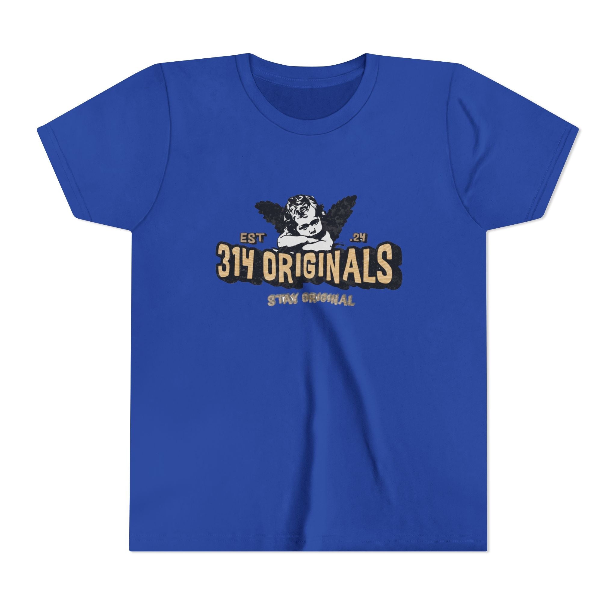 314 Originals Youth Tee - Vintage Cherub Graphic Kids T-Shirt - 314 Originals