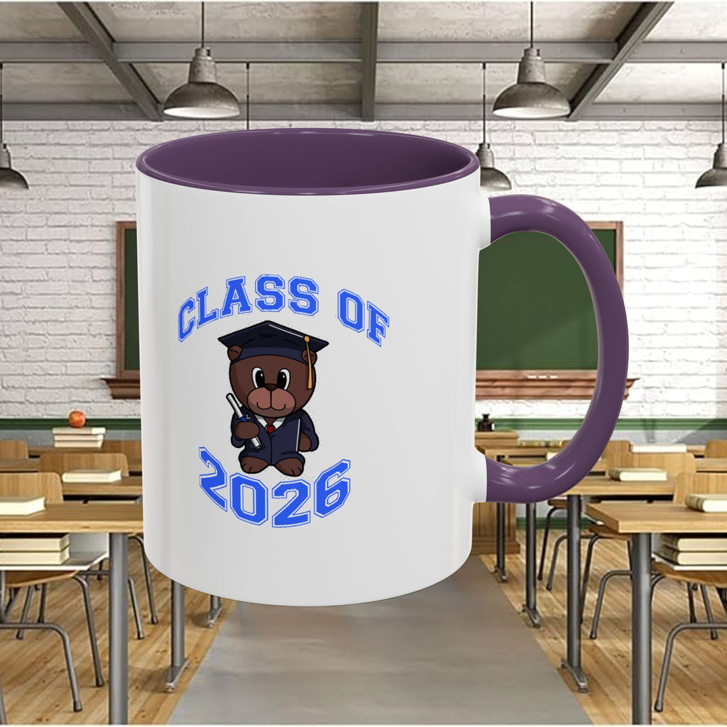 Graduation 2026 Accent Coffee Mug — Class of 2026 Grad Gift