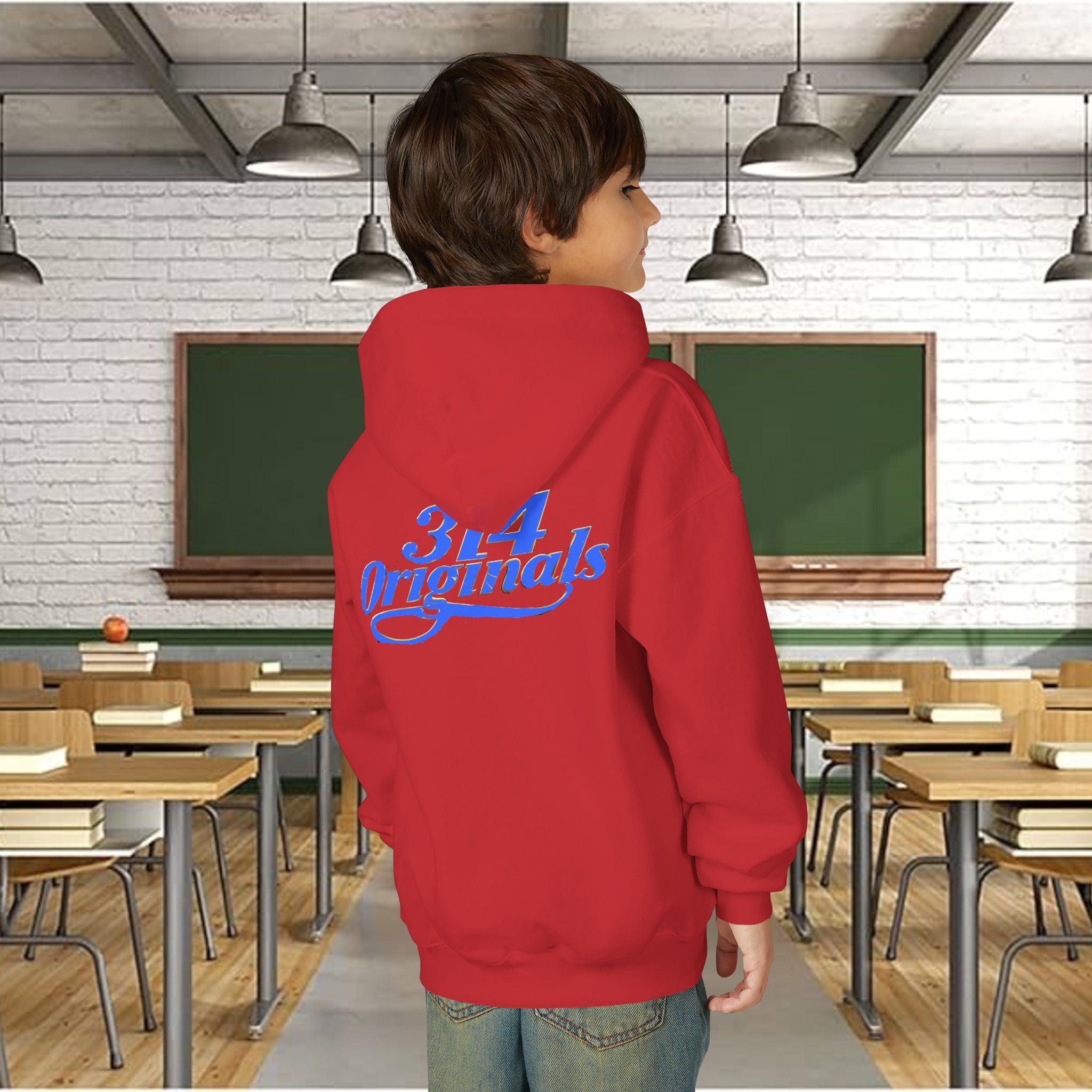 Youth Hoodie - 'Class of 2026' Graduation Bear Hoodie with '314 Originals' Back Print