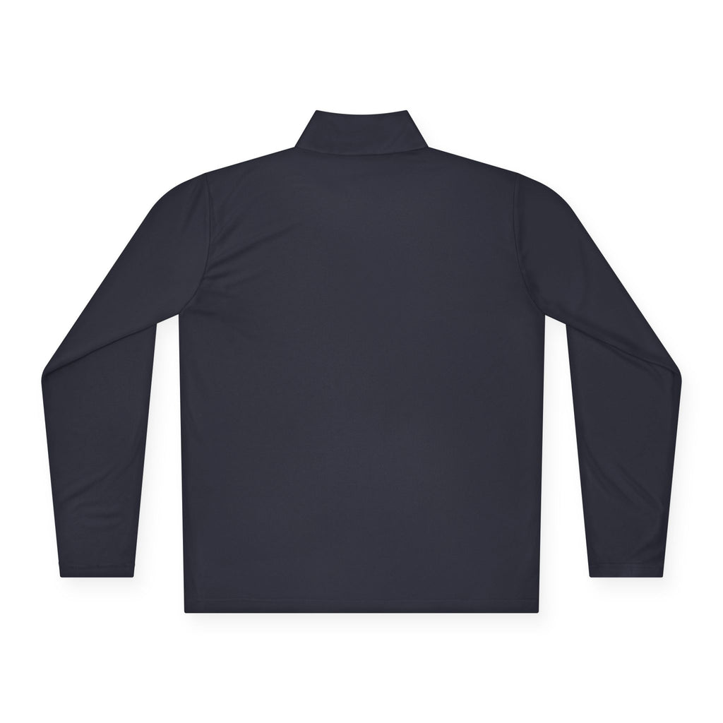 AGO Quarter-Zip Pullover — Small Gold & Black Chest Embroidery, Lightweight Casual Pullover - 314 Originals