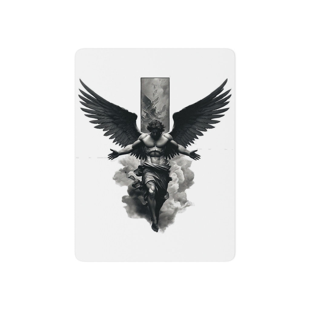 Angel Wing Temporary Tattoo — Black & Grey Fallen Angel Design - 314 Originals