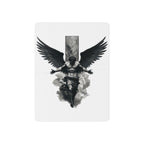 Angel Wing Temporary Tattoo — Black & Grey Fallen Angel Design - 314 Originals