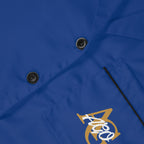 Women's Royal Blue Satin Pajama Set — Luxurious Sleepwear Printify All Over Prints  314 Originals