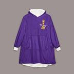 King Purple Hooded Blanket – Regal Crown Lounge Throw - 314 Originals