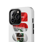 Mexico Pride Tough Phone Case — Mexican Flag Vertical 'PRIDE' Design Printify Phone Case  314 Originals
