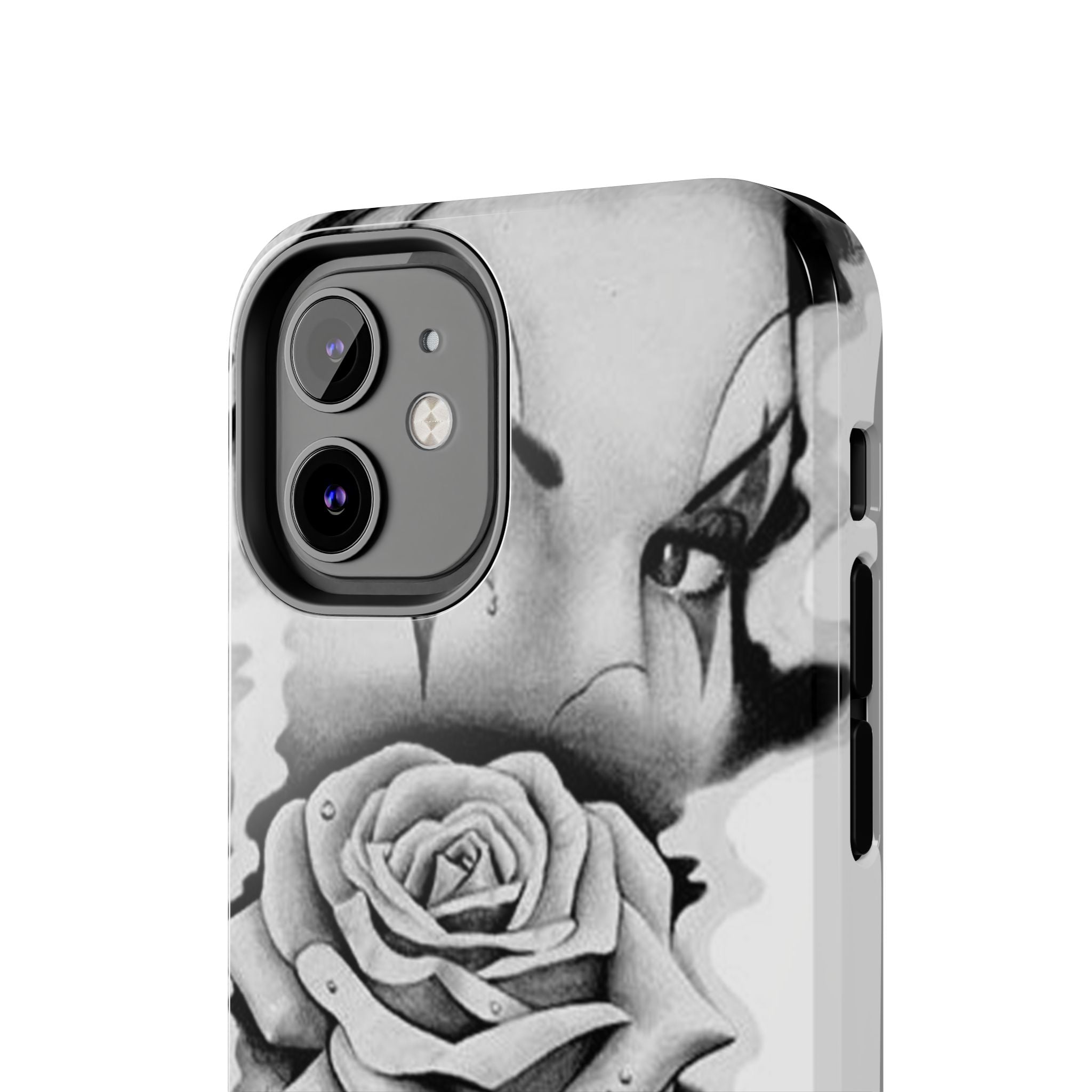 Noir Clown Face with Rose Shockproof Phone Cover - 314 Originals