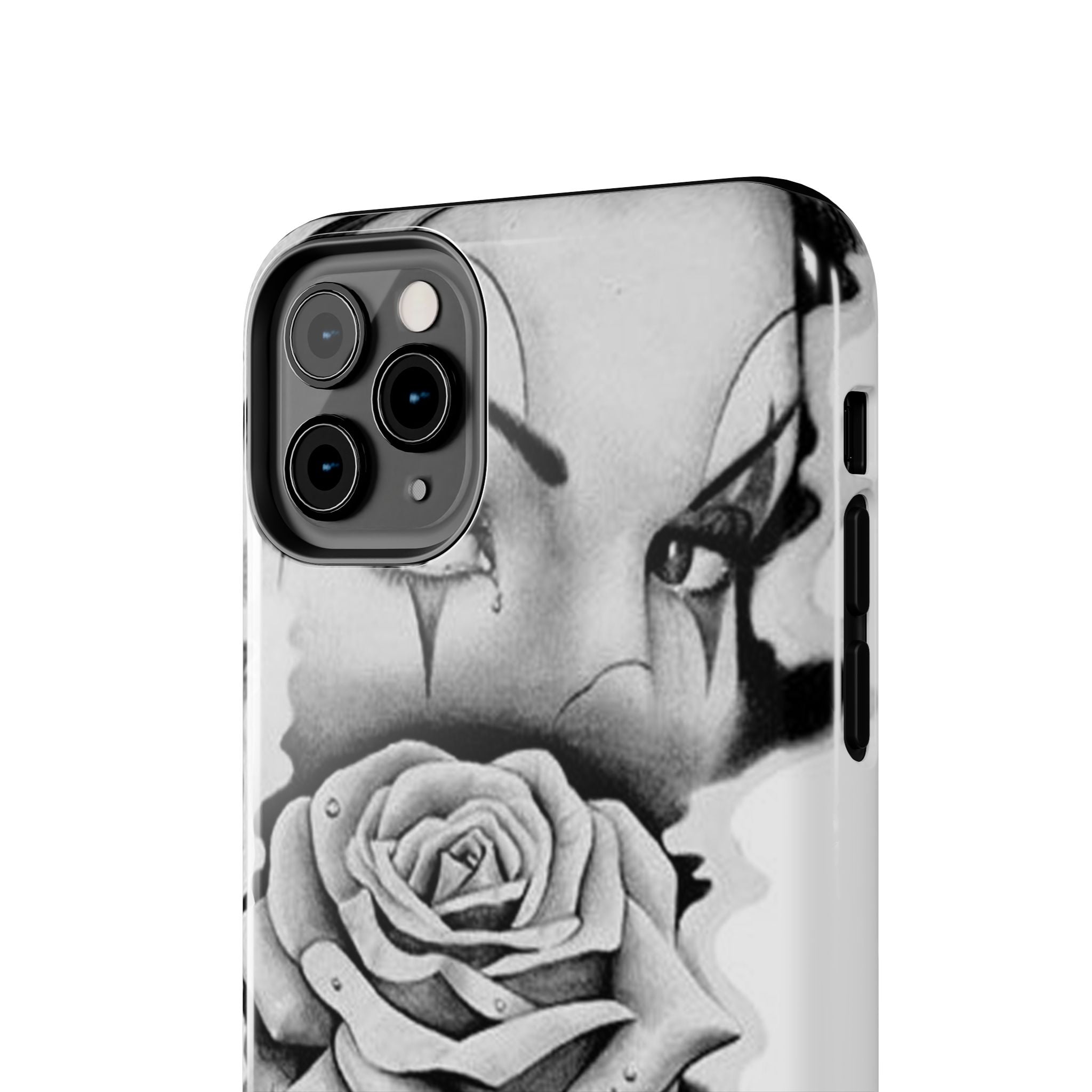 Noir Clown Face with Rose Shockproof Phone Cover - 314 Originals