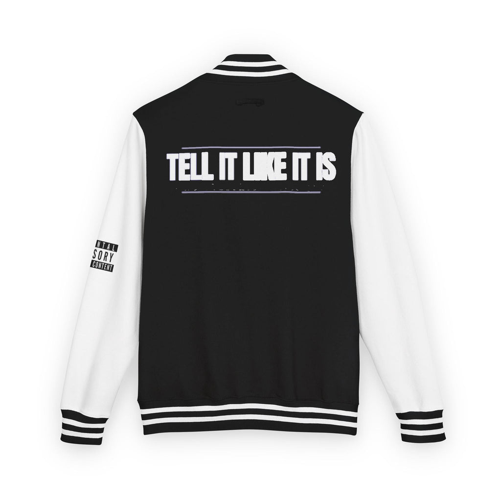 Tell It Like It Is Letterman Jacket Printify Outerwear  314 Originals