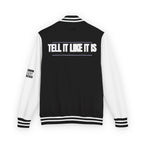 Tell It Like It Is Letterman Jacket Printify Outerwear  314 Originals