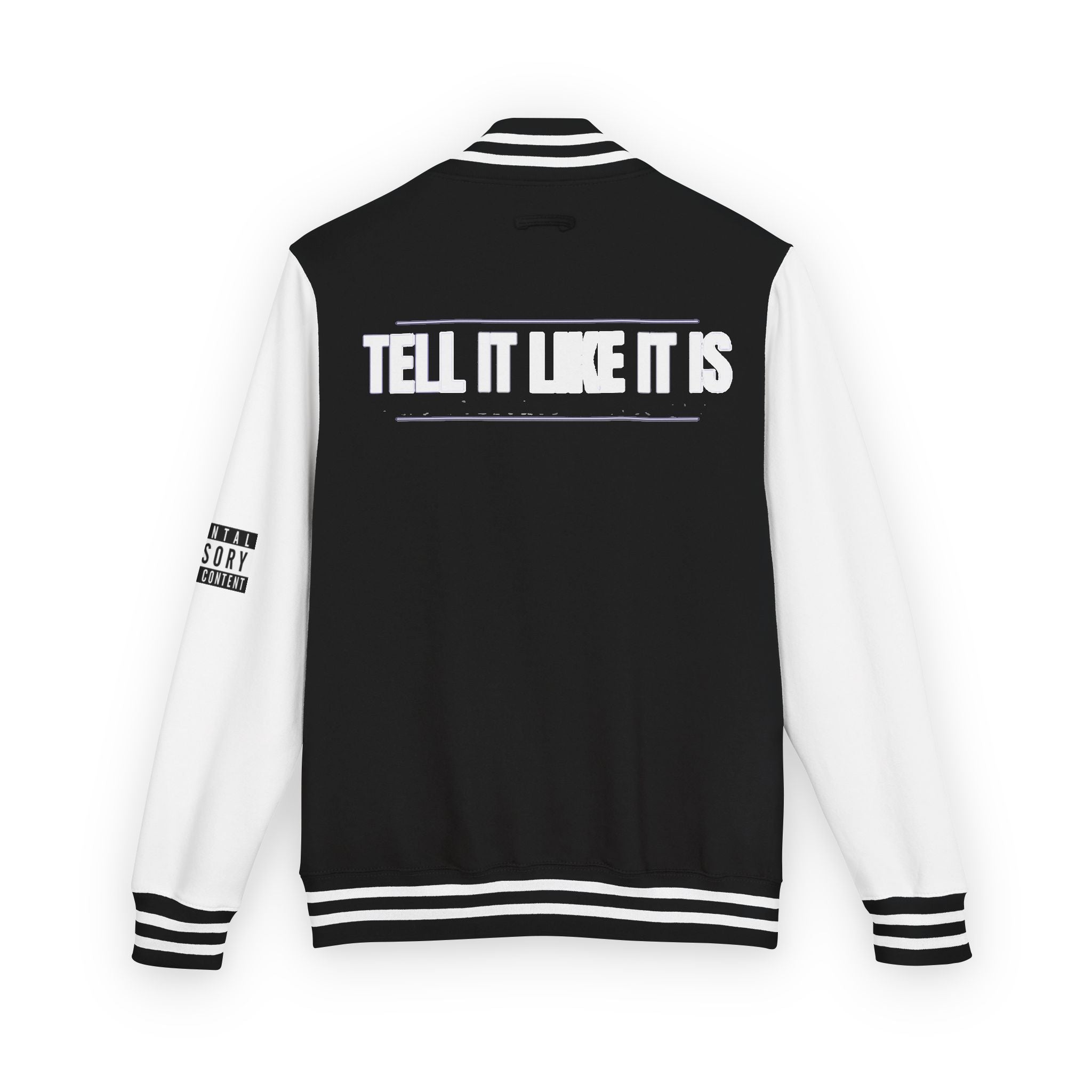 Tell It Like It Is Letterman Jacket Printify Outerwear  314 Originals