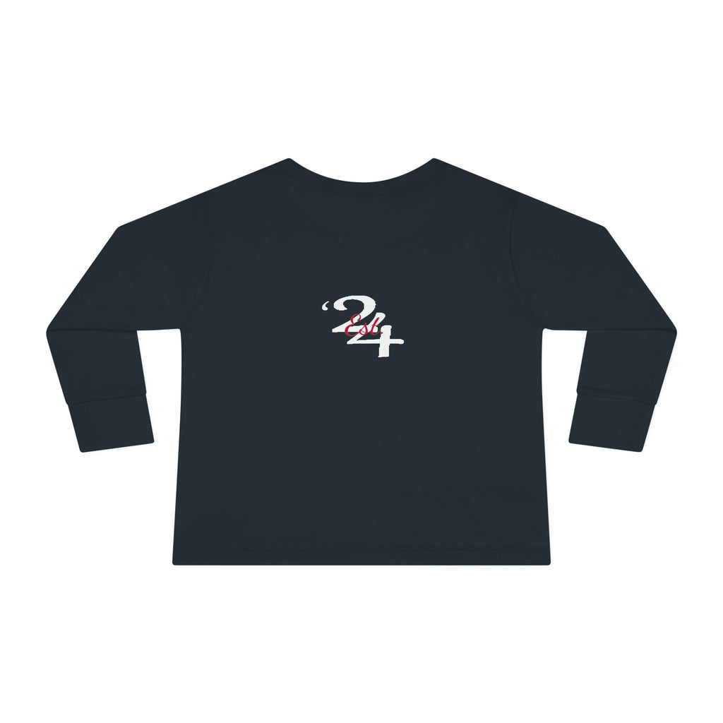 Toddler Long Sleeve Tee — "314 Originals" Retro Script Kids Shirt - 314 Originals