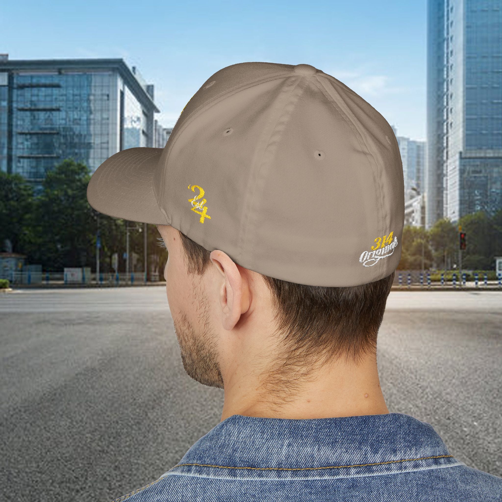 King's Gear Embroidered Crown Script Cap — 314 Original Closed-Back Structured Hat - 314 Originals