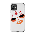 Libra Scales Phone Case — Zodiac Balance Tough Protective Cover Printify Phone Case  314 Originals