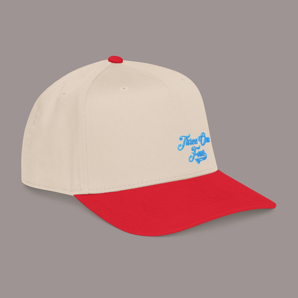 Blue Mid Profile Baseball Cap — 314 Embroidered Logo Printify Hats  314 Originals