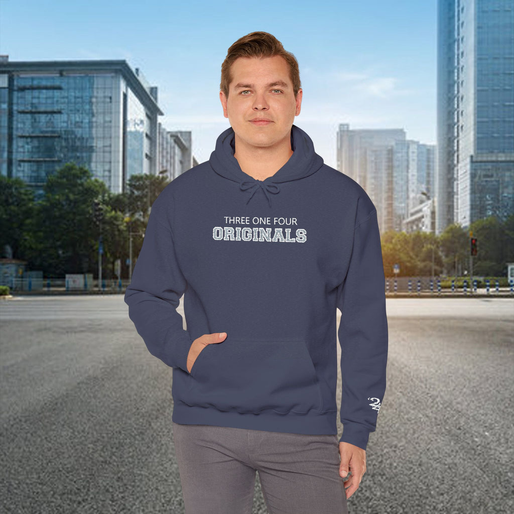 Three One Four Hoodie — Vintage Text - 314 Originals