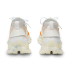 Men's Orange Crush Mesh Sneakers — Lightweight Athletic Shoes