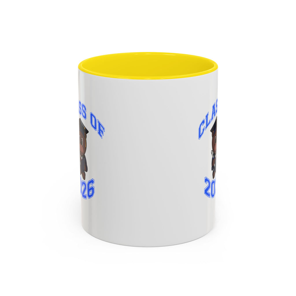 Graduation 2026 Accent Coffee Mug — Class of 2026 Grad Gift
