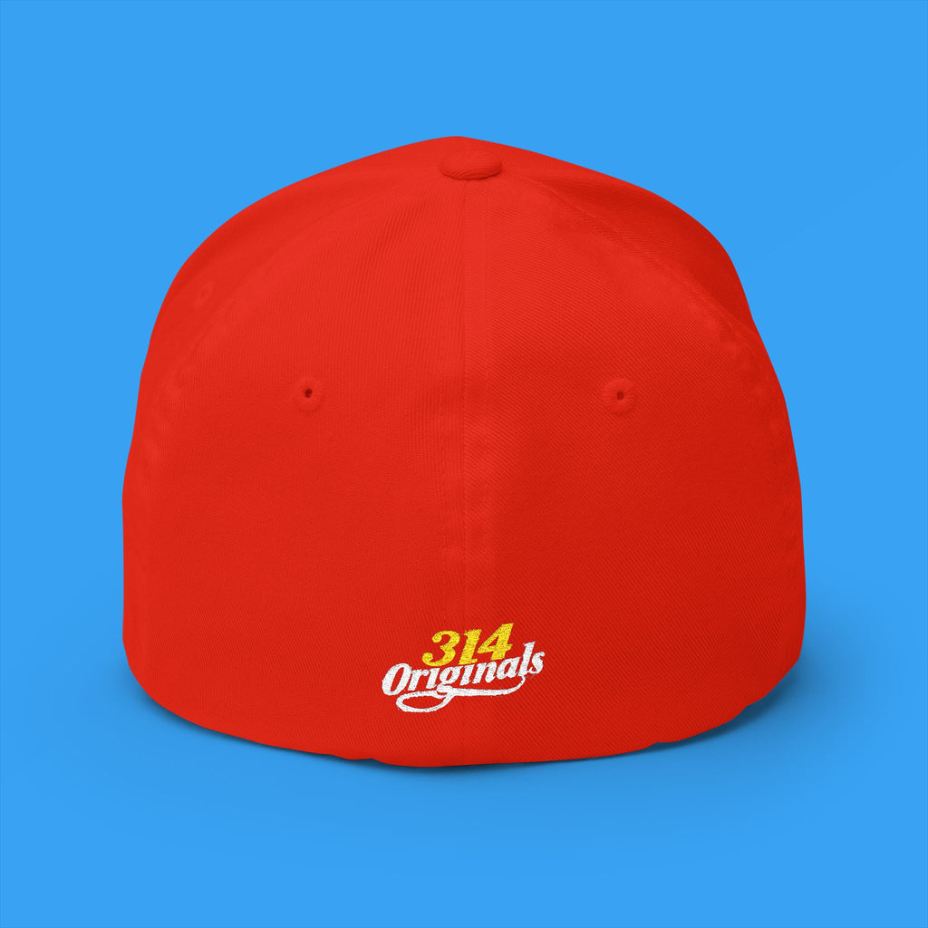 King's Gear Embroidered Crown Script Cap — 314 Original Closed-Back Structured Hat - 314 Originals